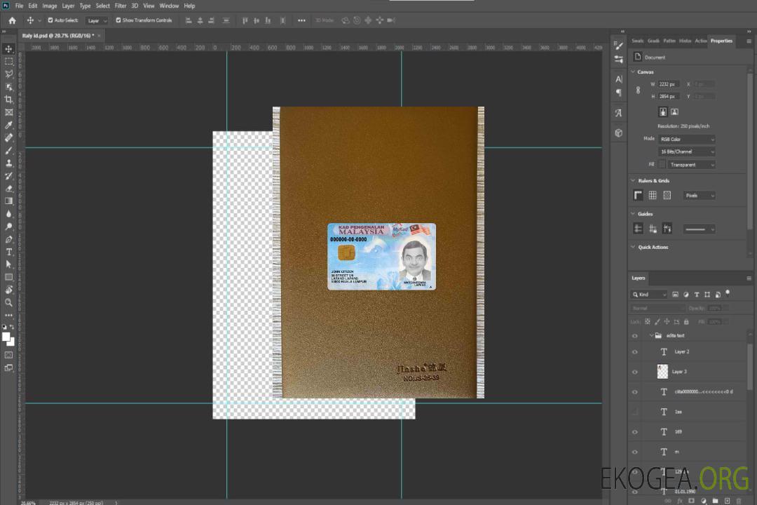Malaisie ID photolook AVANT template Malaisie ID photolook AVANT template